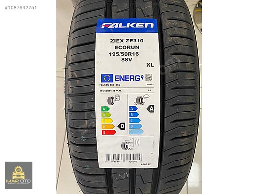 195/50 R16 88V XL ZIEX ZE310 ECORUN FALKEN 1955016 KARGO DAHİL at