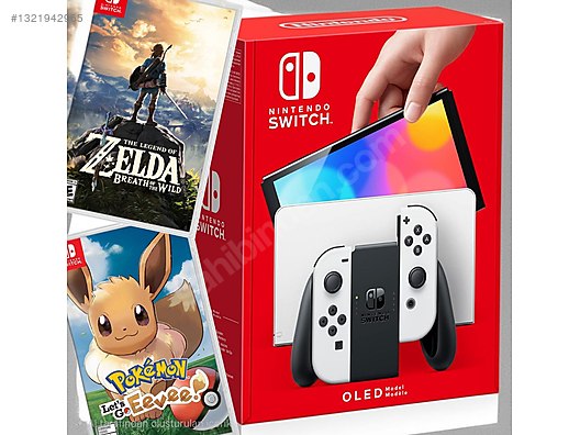 Nintendo Switch OLED + 2 Oyun sahibinden.comda - 1321942965