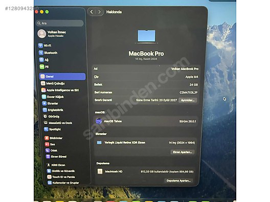 İkinci El ve Sıfır Alışveriş / Bilgisayar / Dizüstü (Notebook) / Laptop / Apple Macbook