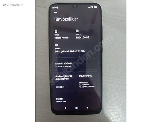 İkinci El ve Sıfır Alışveriş / Cep Telefonu & Aksesuar / Cep Telefonu / Xiaomi / Redmi Note 8