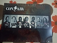 8 ADET FULL SET CON AİR(NICHOLAS CAGE) LOBİ KART