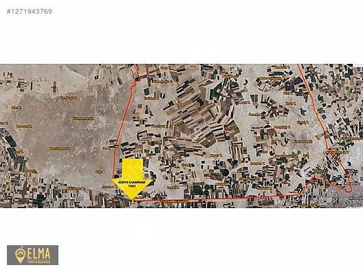 KARAPINAR FEVZİPAŞA MH SATILIK TARIM ARAZİSİ RUHSATLI KUYU #1271943769