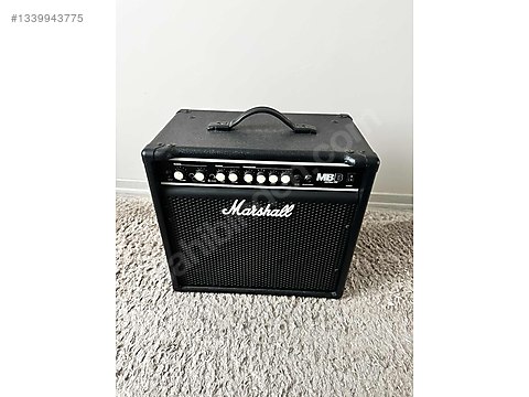 Sıfır ayarında sorunsuz çiziksiz MARSHALL MB 30 bas amfisi on
