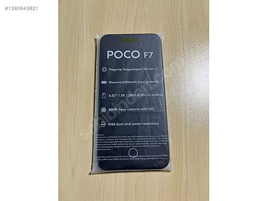 İkinci El ve Sıfır Alışveriş / Cep Telefonu & Aksesuar / Cep Telefonu / Xiaomi / Poco F7