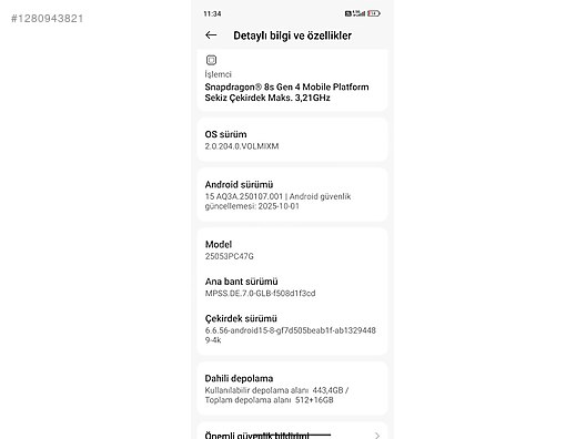 İkinci El ve Sıfır Alışveriş / Cep Telefonu & Aksesuar / Cep Telefonu / Xiaomi / Poco F7