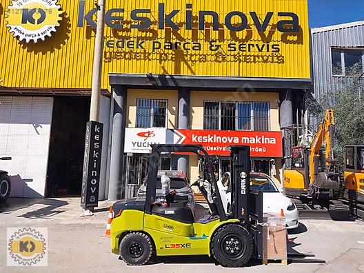 KESKİNOVA dan CLARK 3,5 TON LITYUM AKÜLÜ FORKLİFT 4,80 ASANSÖR