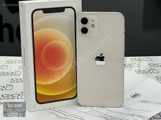 Apple / iPhone 12 / İPHONE 12 128GB BEYAZ TEMİZ SORUNSUZ