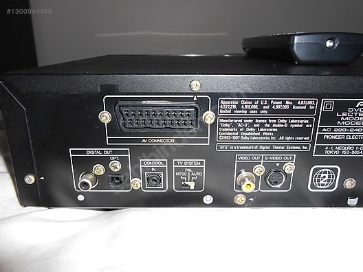 Pioneer / PIONEER DVD PLAYER DV-525-24 BIT DAC KUMANDALI