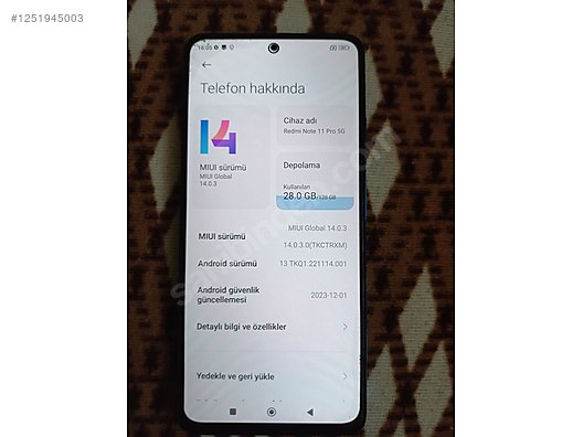 Used & Brand New Items / Cell Phones & Accessories / Cell Phones / Xiaomi / Redmi Note 11 Pro 5G