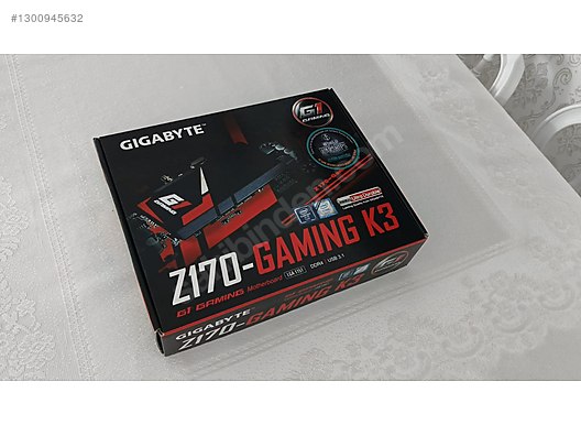 GIGABAYTE Z170 GAMING K3+İNTEL CORE İ7 6700K on sahibinden.com