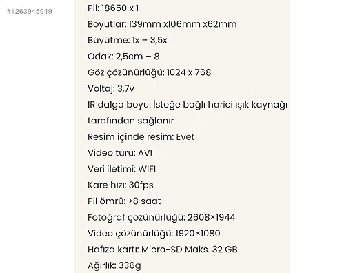 İkinci El ve Sıfır Alışveriş / Fotoğraf & Kamera / Dürbün