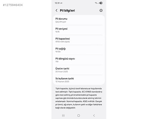İkinci El ve Sıfır Alışveriş / Cep Telefonu & Aksesuar / Cep Telefonu / Samsung / Galaxy S24 FE