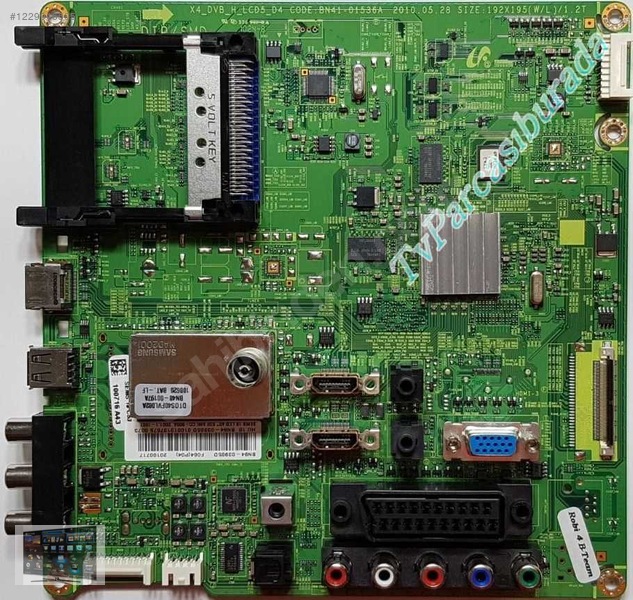 BN41-01536A, BN94-03985D, Samsung LE40C530, Main Board - TV Yedek ...