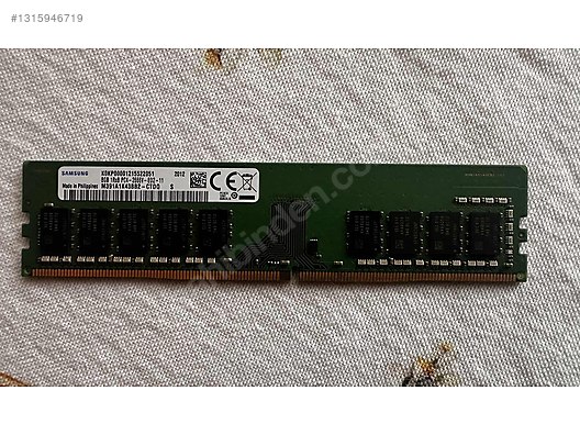 Samsung 8GB DDR4 RAM 2666 MHz UDIMM sahibinden.comda - 1315946719
