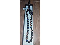 Gümüş işlemeli tesbih