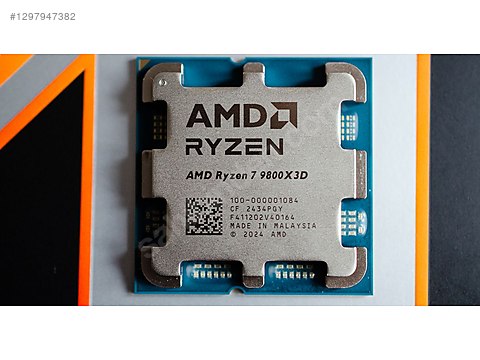 RYZEN 7 9800X3D GARANTİLİ SIFIR AYARINDA sahibinden.comda - 1297947382