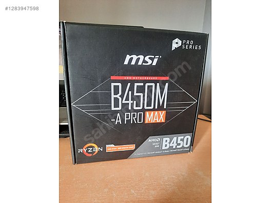 Ryzen 5 5600+ Msi B450m - Alışveriş :: Sıfır, İkinci El Ürünlerle sahibinden.com'da