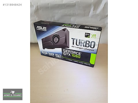【送料込み・中古】ASUS GeForce GTX 1060 6GB ASUS GEFORCE GTX 1060 6GB EKRAN KARTI KUTUSU KOLEKSİYONCULARA ÖZ