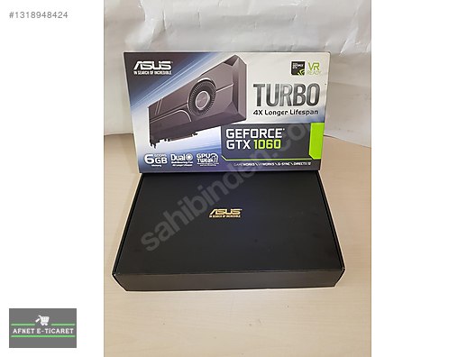 ASUS GEFORCE GTX 1060 6GB EKRAN KARTI KUTUSU KOLEKSİYONCULARA ÖZ