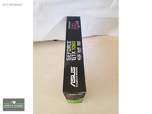 【送料込み・中古】ASUS GeForce GTX 1060 6GB ASUS GEFORCE GTX 1060 6GB EKRAN KARTI KUTUSU KOLEKSİYONCULARA ÖZ