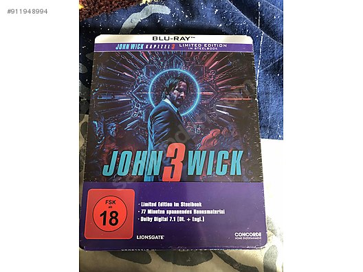 john wick 3 limited edition steelbook bluray film yabanci blu ray filmler sahibinden com da 911948994