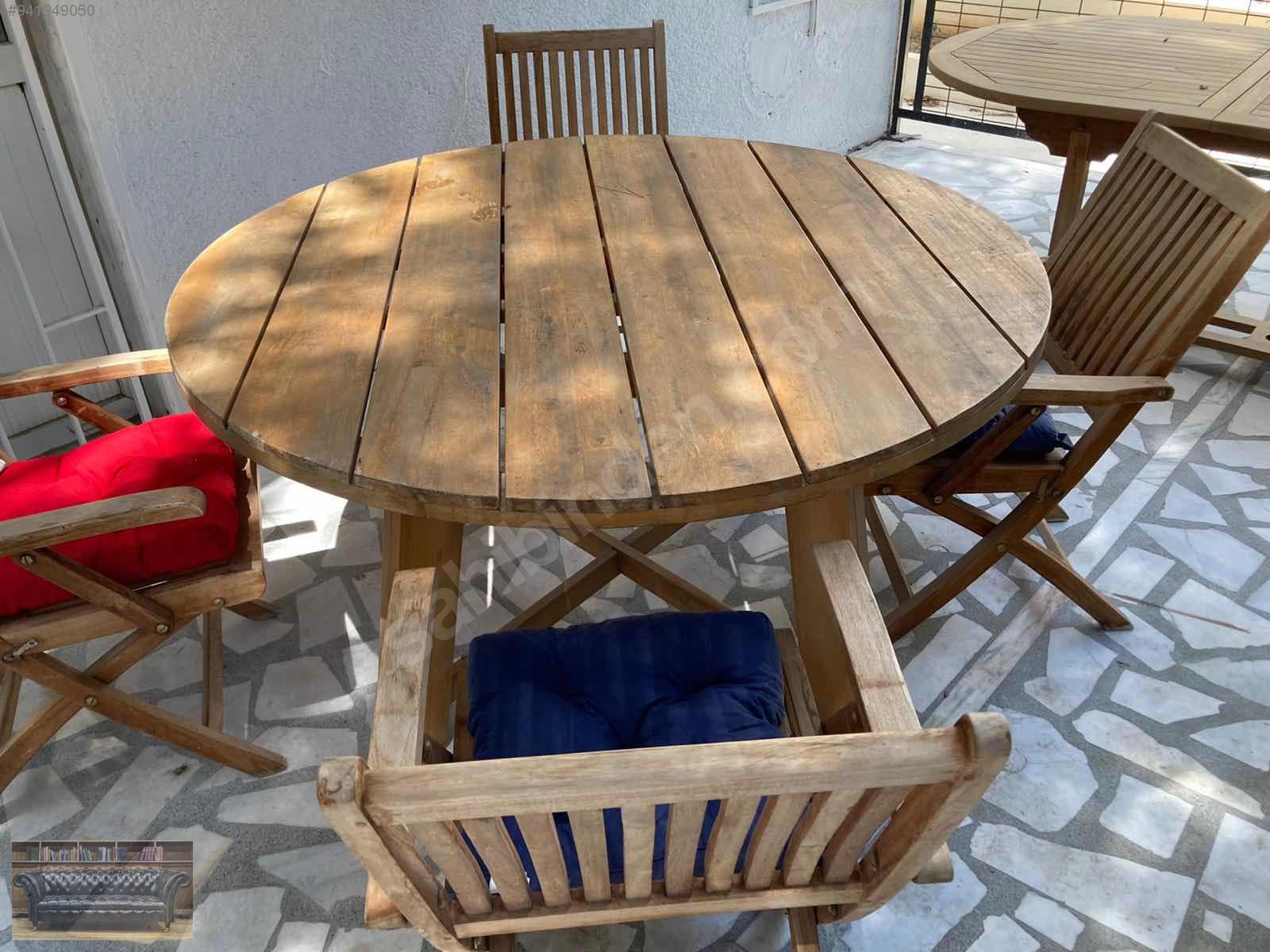 İkinci El Tik Masa & Sandalye Takımı İkinci El Tik Masa & Sandalye Takımı