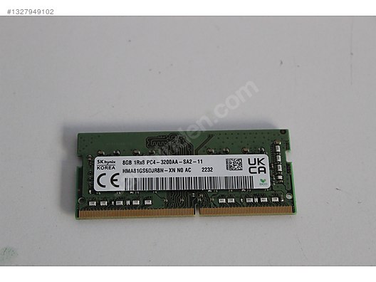 SK hynix 8 GB DDR4 3200 MHz Laptop RAM sahibinden.comda - 1327949102