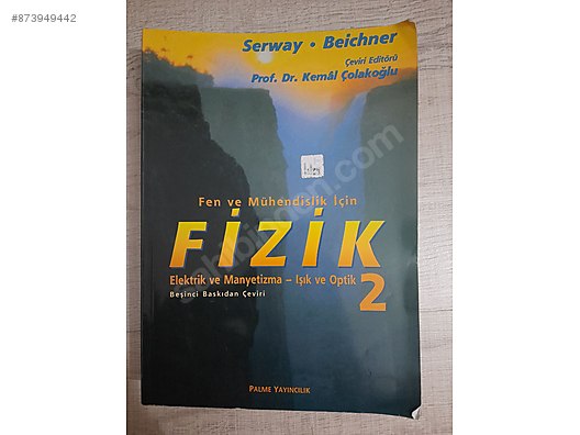 Serway Fizik 2 Ikinci El Akademik Kitaplari Sahibinden Com Da 873949442