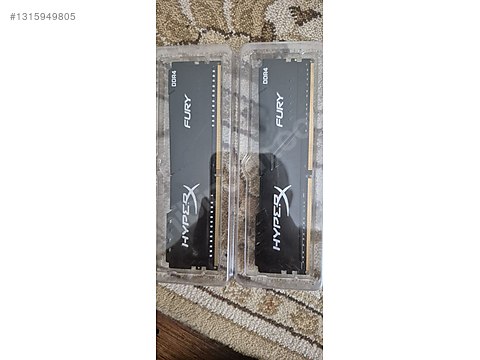 Hyperx Fury Ddr4 8x2 Cl16 Ram temiz 3200mhz sahibinden.comda