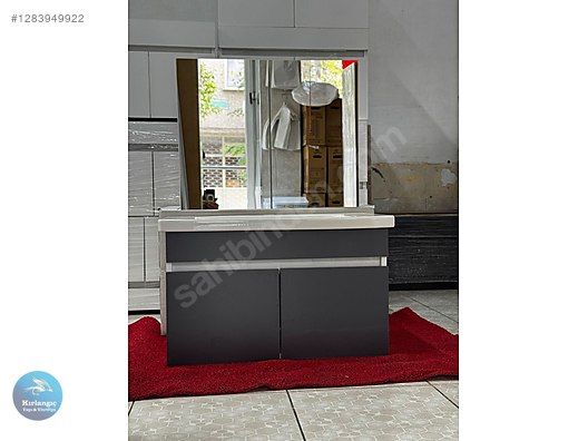 80 LİK KARE ASMA ANTRASİT KAPAK BANYO DOLABI 3700 TL - Banyo Dolabı ve Yapı Malzemeleri sahibinden.com'da