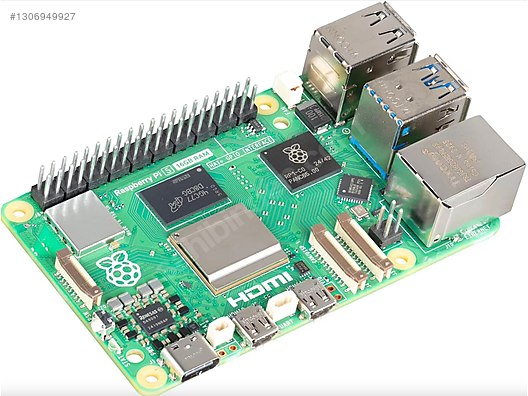 RASPBERRY Pi 5 16GB 2.4GHz 4xCORE 64 bit PC ORİJİNAL ADAPTÖR KİT