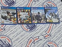 Overwatch, Gta5, Watch Dogs 2 ve Horizon Zero Dawn PS4 CD