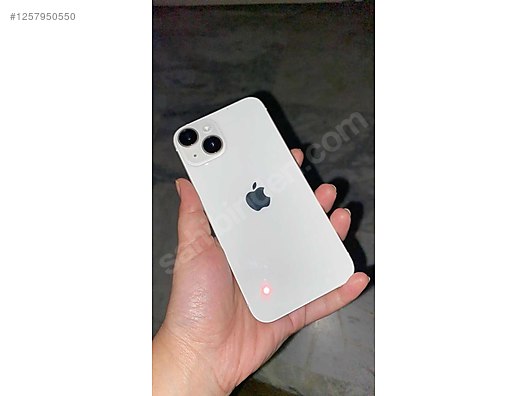 Apple / iPhone 13 / İPhone 13 düz beyaz 15 bin yurt dışı on