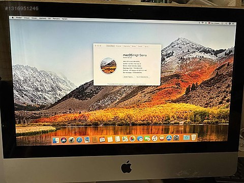 Apple / Apple iMac 21.5 Mid 2010 i3 8GB sahibinden.comda - 1316951246