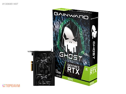 GAINWARD GHOST RTX 3050 8GB 中古 動作確認済み Gainward RTX 3050 Ghost NE63050019P1-190AB 128 Bit GDDR6 8 GB