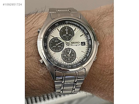Seiko / SEİKO PANDA 7T32-7C60 vİNTAGE KRONOGRAF ALARM sahibinden