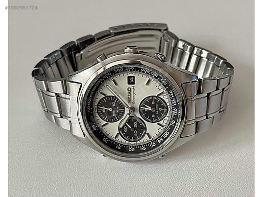 Seiko / SEİKO PANDA 7T32-7C60 vİNTAGE KRONOGRAF ALARM sahibinden