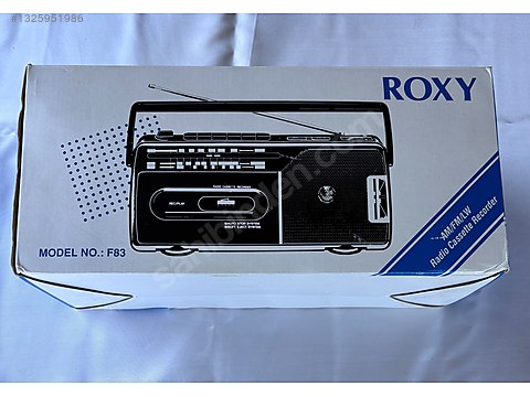1985 Yılından Orijinal Kutusunda ROXY F83 Radyo-Kasetçalar