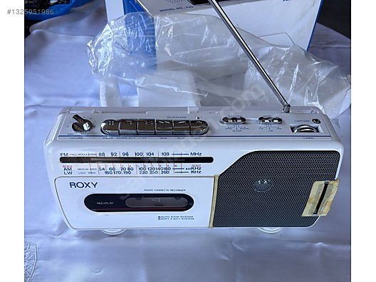 1985 Yılından Orijinal Kutusunda ROXY F83 Radyo-Kasetçalar