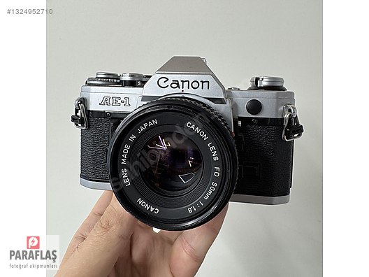 35mm Filmli SLR / Canon / Canon AE-1 + FD 50mm 1.8 Kit / Paraflaş
