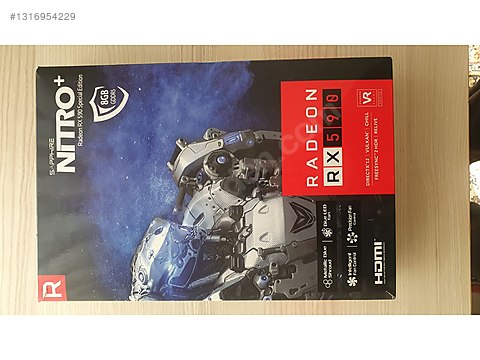 SAPPHIRE NITRO+ RX590 8GB TEMIZ sahibinden.comda - 1316954229