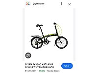 BİSAN FX3500 KATLANIR BİSIKLET