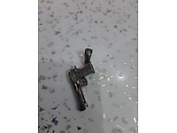 tabanca gumuş kolye