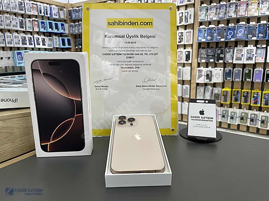 İkinci El ve Sıfır Alışveriş / Cep Telefonu & Aksesuar / Cep Telefonu / Apple / iPhone 16 Pro Max