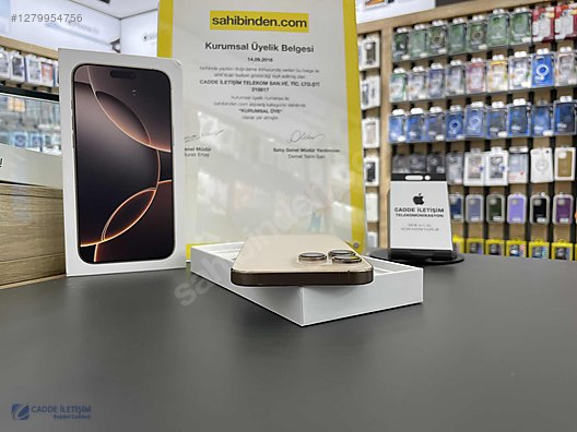 İkinci El 1 TB Apple iPhone 16 Pro Max iOS Cep Telefonu