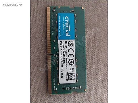 Crucial 8GB DDR4-3200 Mhz SODIMM CL22 RAM sahibinden.comda