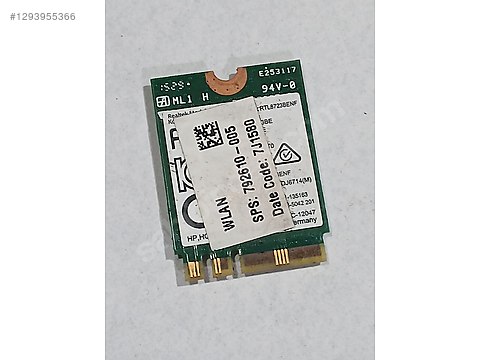 Hp Rtl8723 HP RTL8723BE WiFi kartı sahibinden.comda - 1293955366