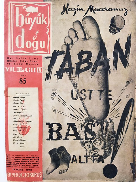 Büyük doğu dergileri 1948 necip fazıl kısa kürek