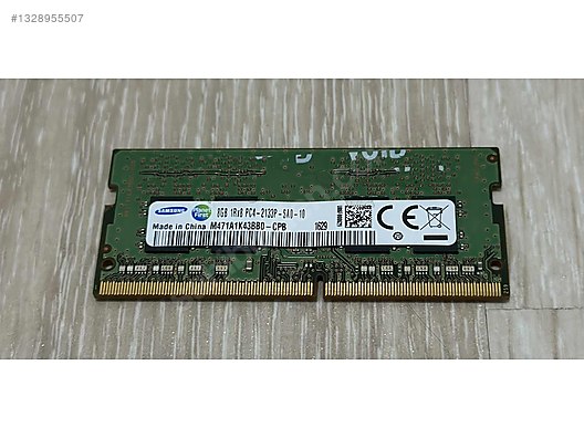 SAMSUNG 2133 MHZ 8GB DDR4 RAM BELLEK sahibinden.comda - 1328955507