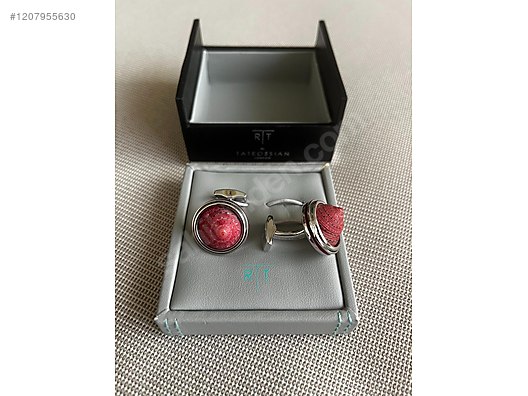 Sıfır Tateossian Çelik Kol Düğmesi